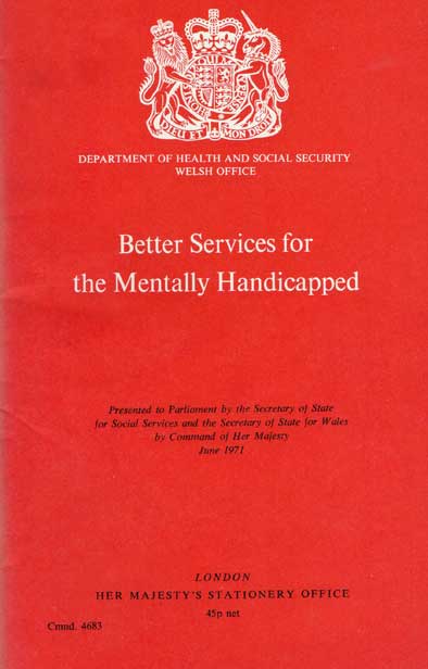Better Services for the Mentally Handicapped - White paper